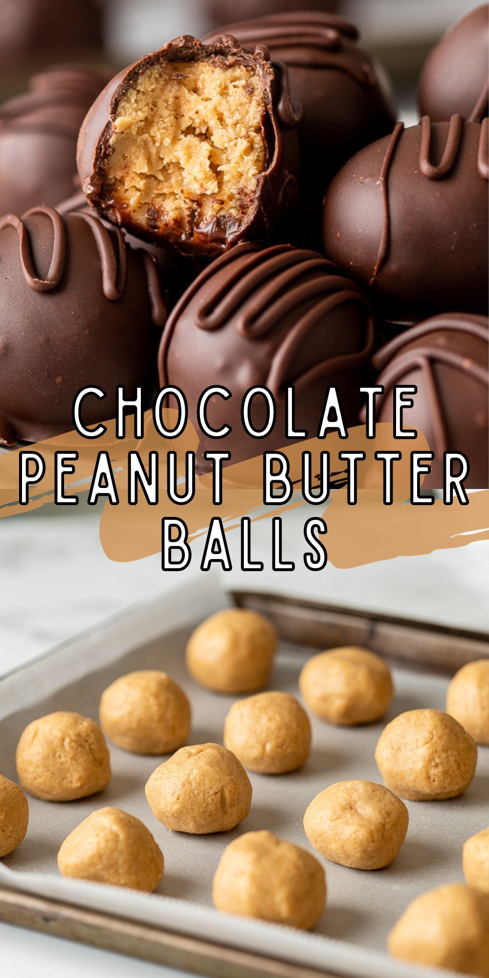 Chocolate Peanut Butter Balls - I Wash You Dry