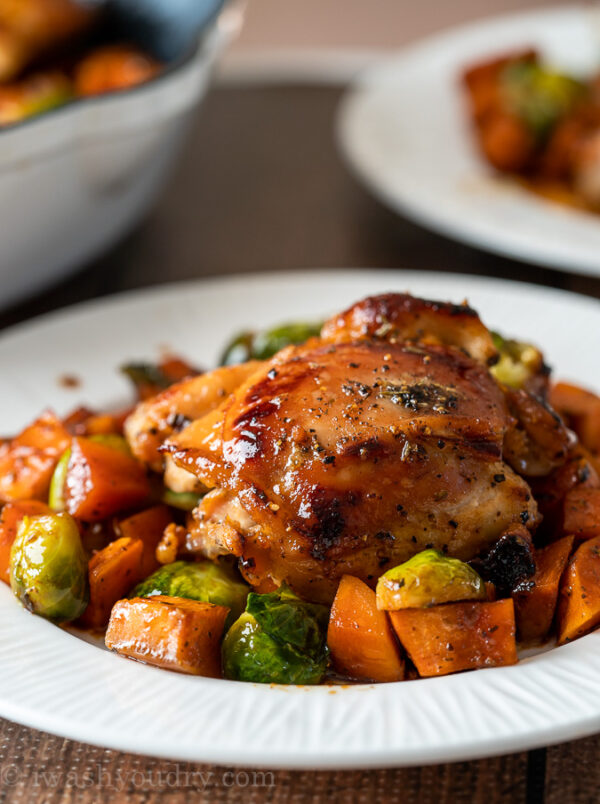 Honey Glazed Chicken Skillet I Wash You Dry