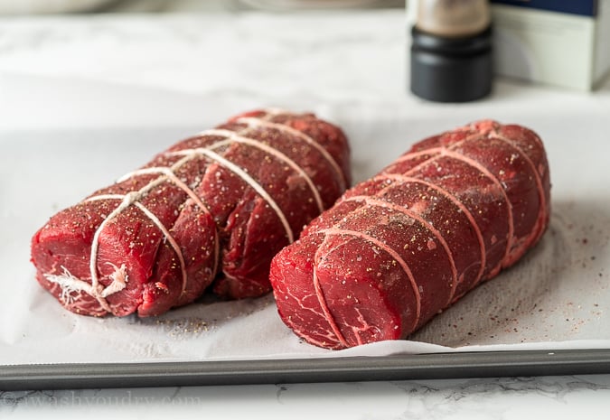 How to tie a beef tenderloin