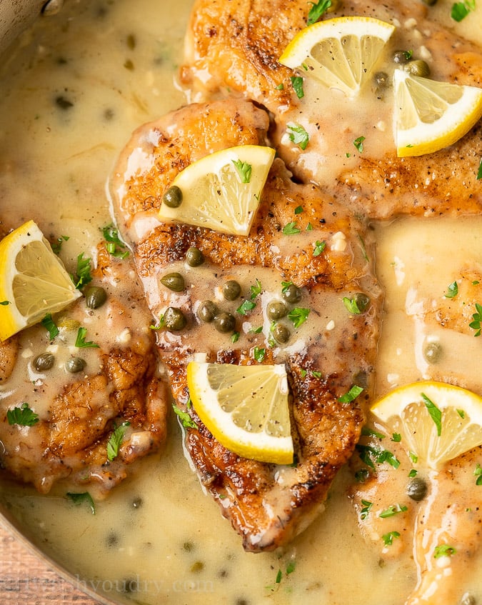 Easy Chicken Piccata Recipe | I Wash You Dry