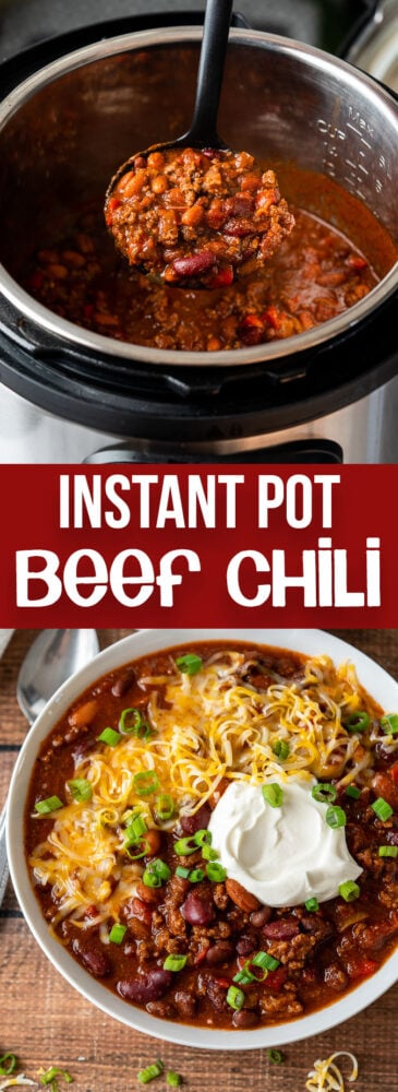 Instant Pot Beef Chili with Beans