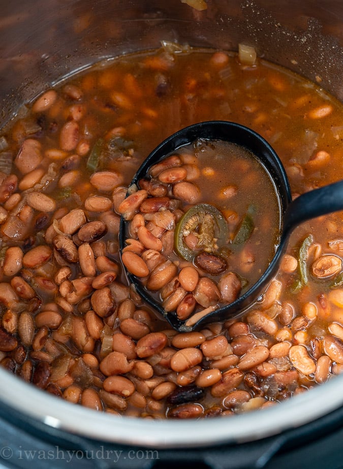 Cooked Pinto Beans in the Instant Pot