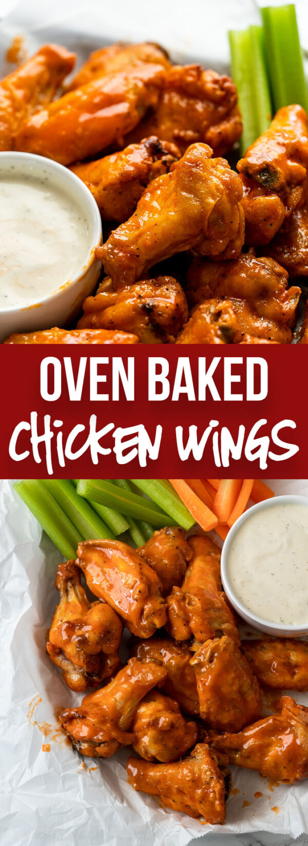 Crispy Oven Baked Chicken Wings - I Wash You Dry