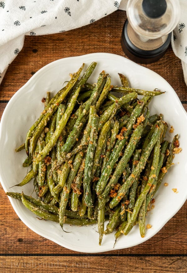 Parmesan Roasted Green Beans - I Wash You Dry