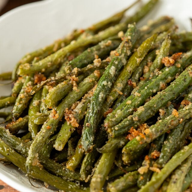 Parmesan Roasted Green Beans I Wash You Dry