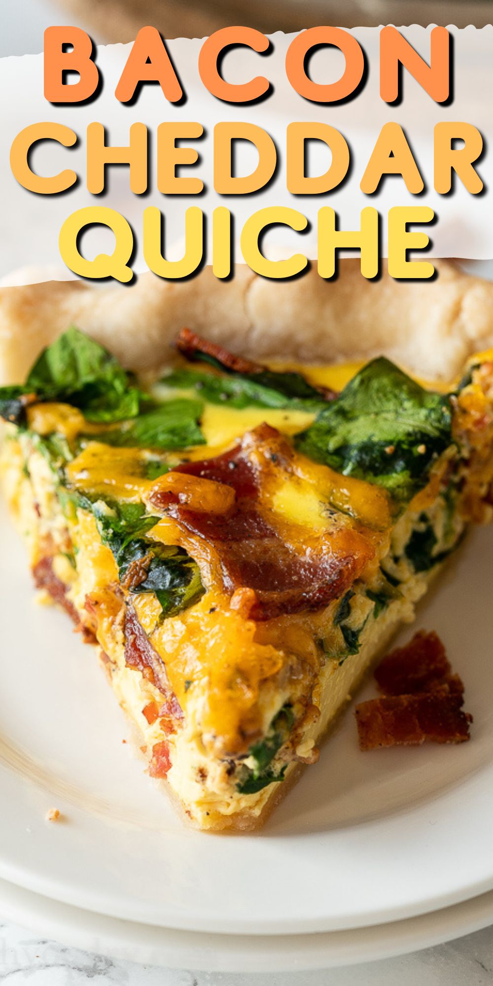 Bacon Cheddar Quiche Recipe I Wash You Dry