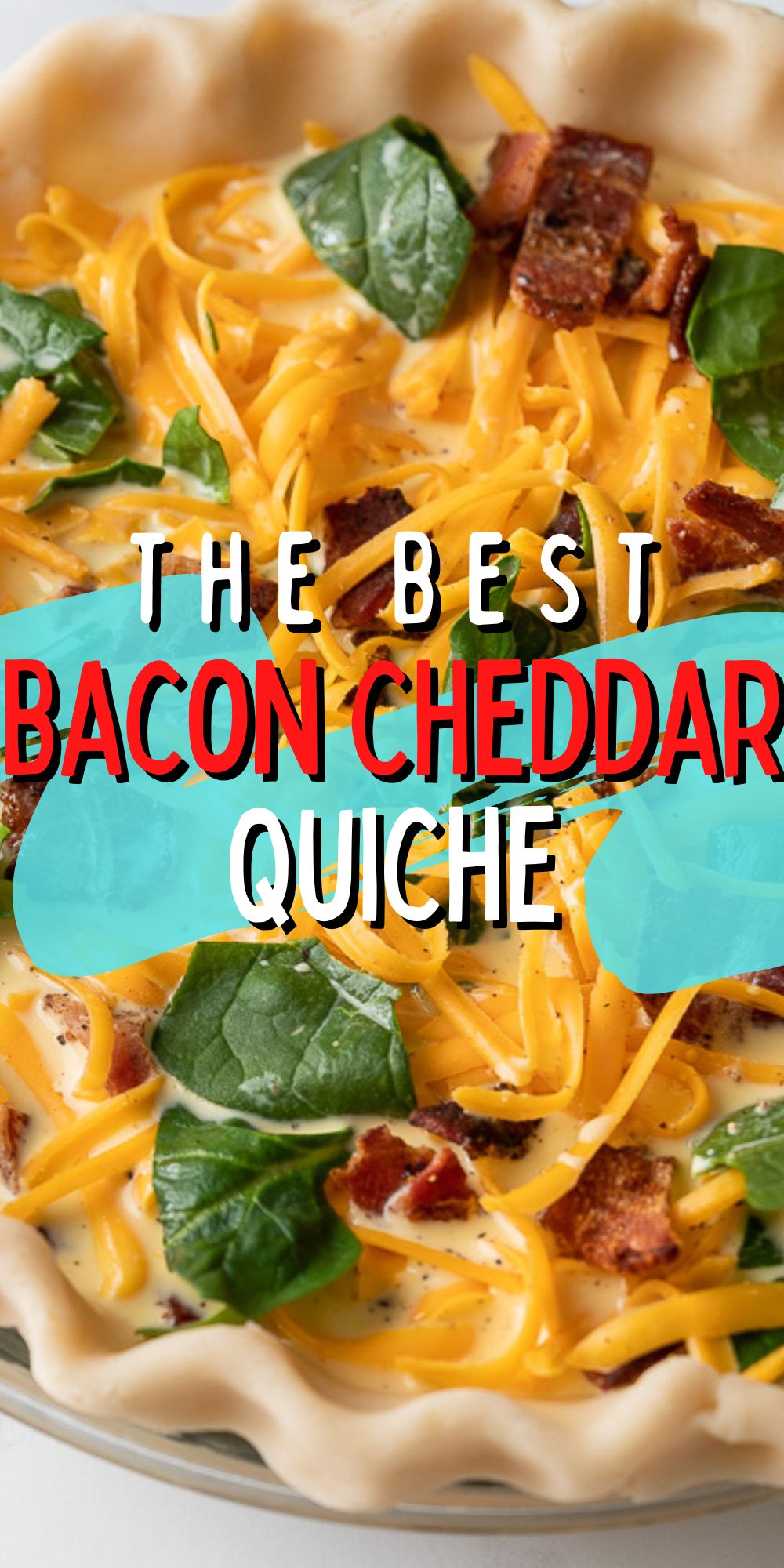 Bacon Cheddar Quiche Recipe - I Wash You Dry