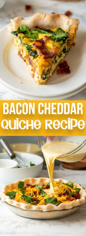 Bacon Cheddar Quiche Recipe