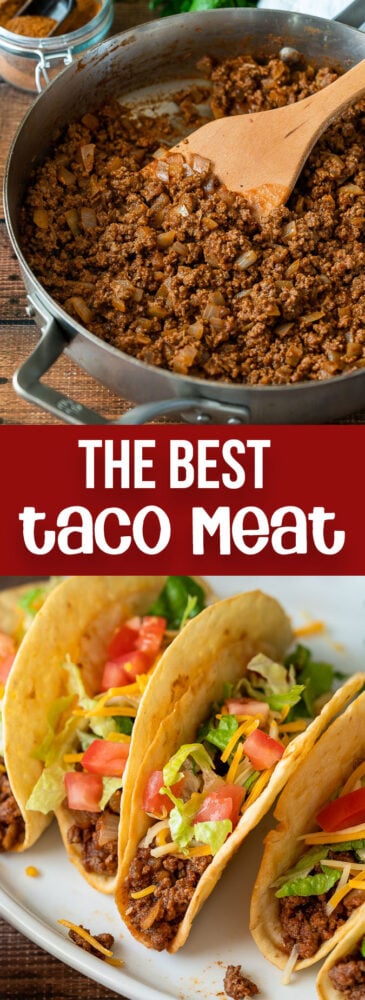 These crunchy Ground Beef Tacos are great for Cinco de Mayo, Taco Night or any other time you're craving a quick Mexican meal!