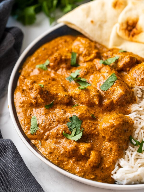 This authentic recipe for butter chicken is a quick and easy weeknight dinner. Best served over rice with naan bread on the side.