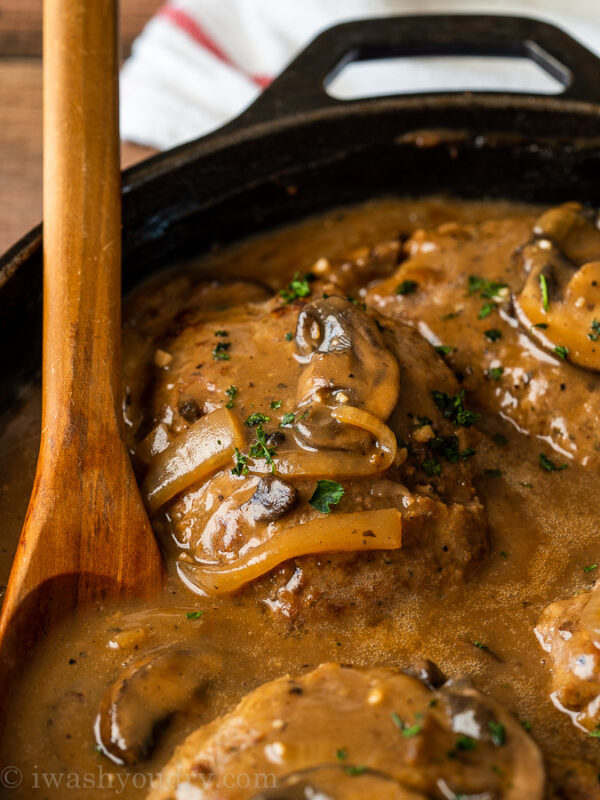 Brown Mushroom Gravy for Salisbury Steaks Recipe