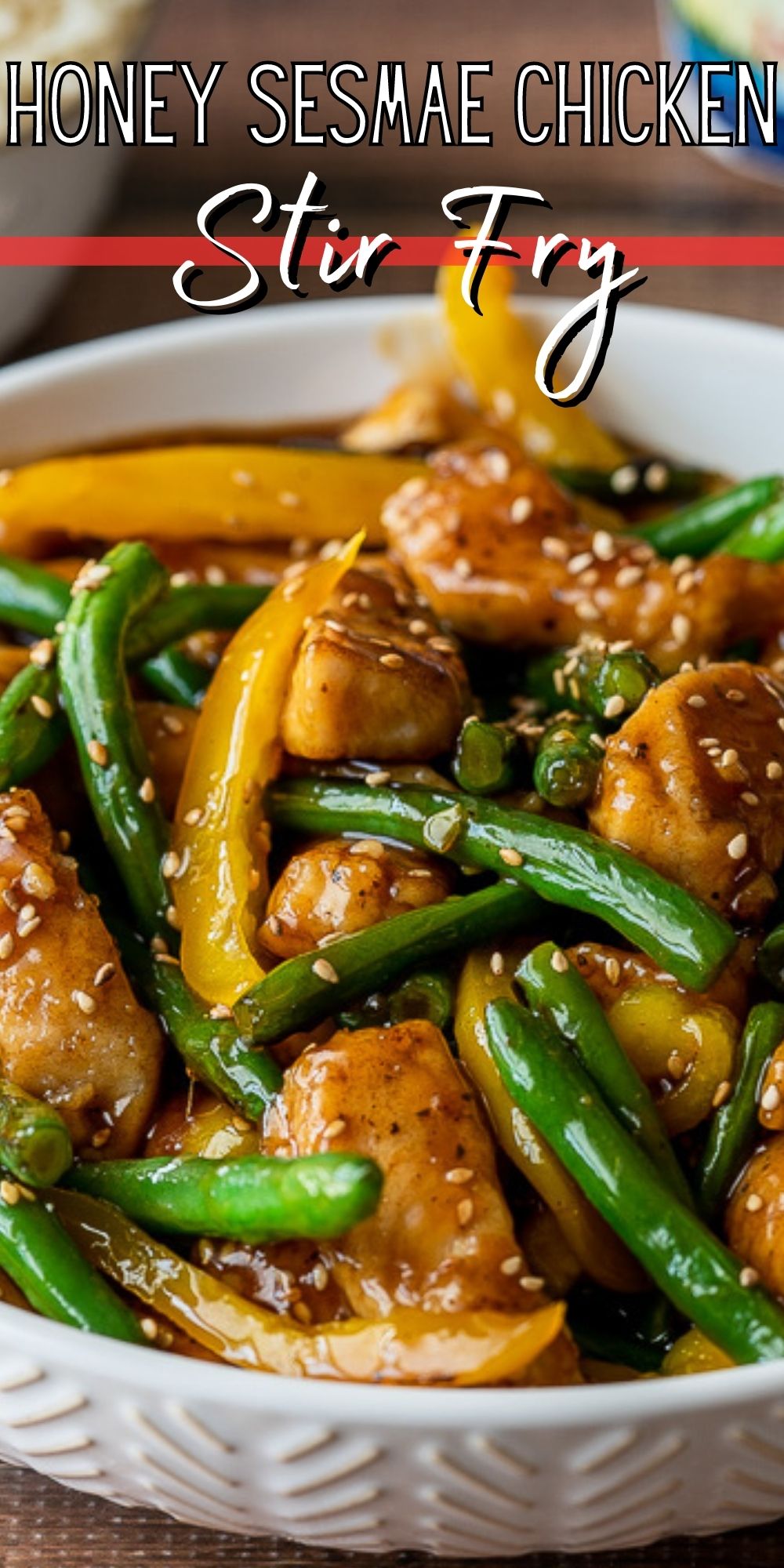 Honey Sesame Chicken Stir Fry - I Wash You Dry