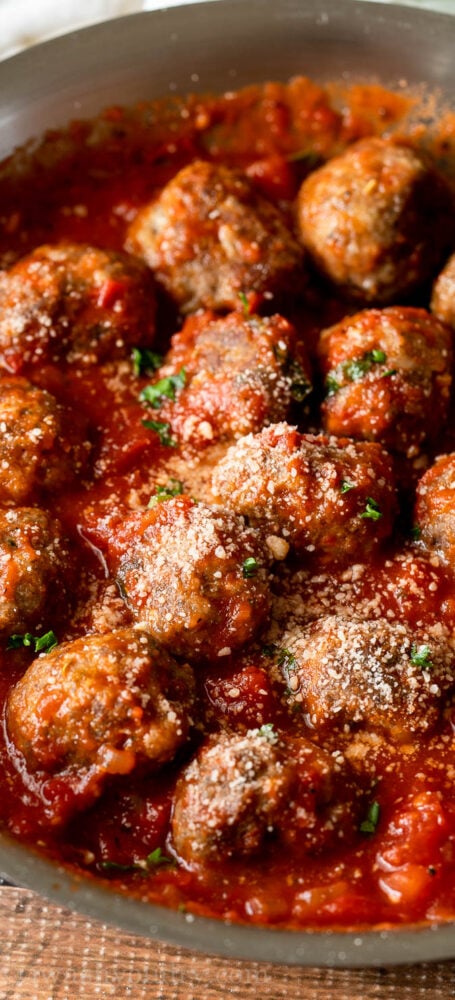 Baked Italian Meatballs