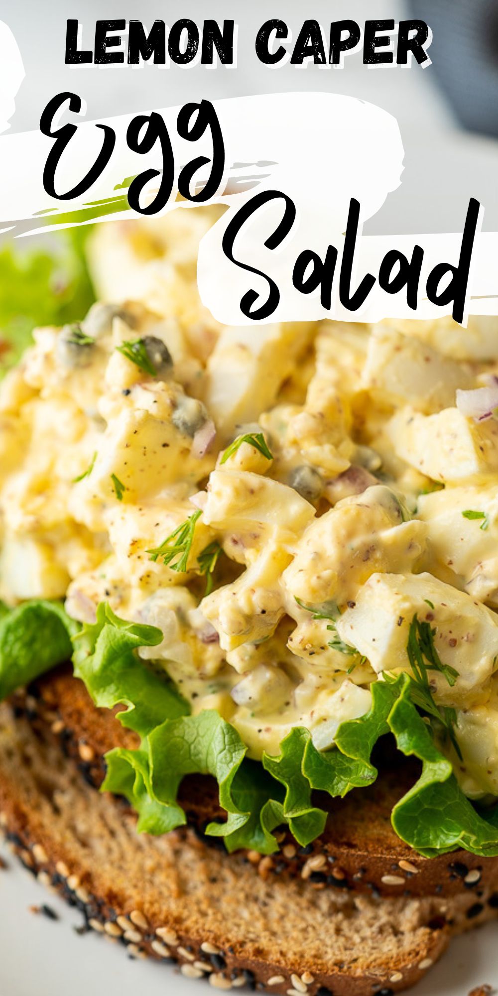 Lemon Caper Egg Salad Recipe I Wash You Dry