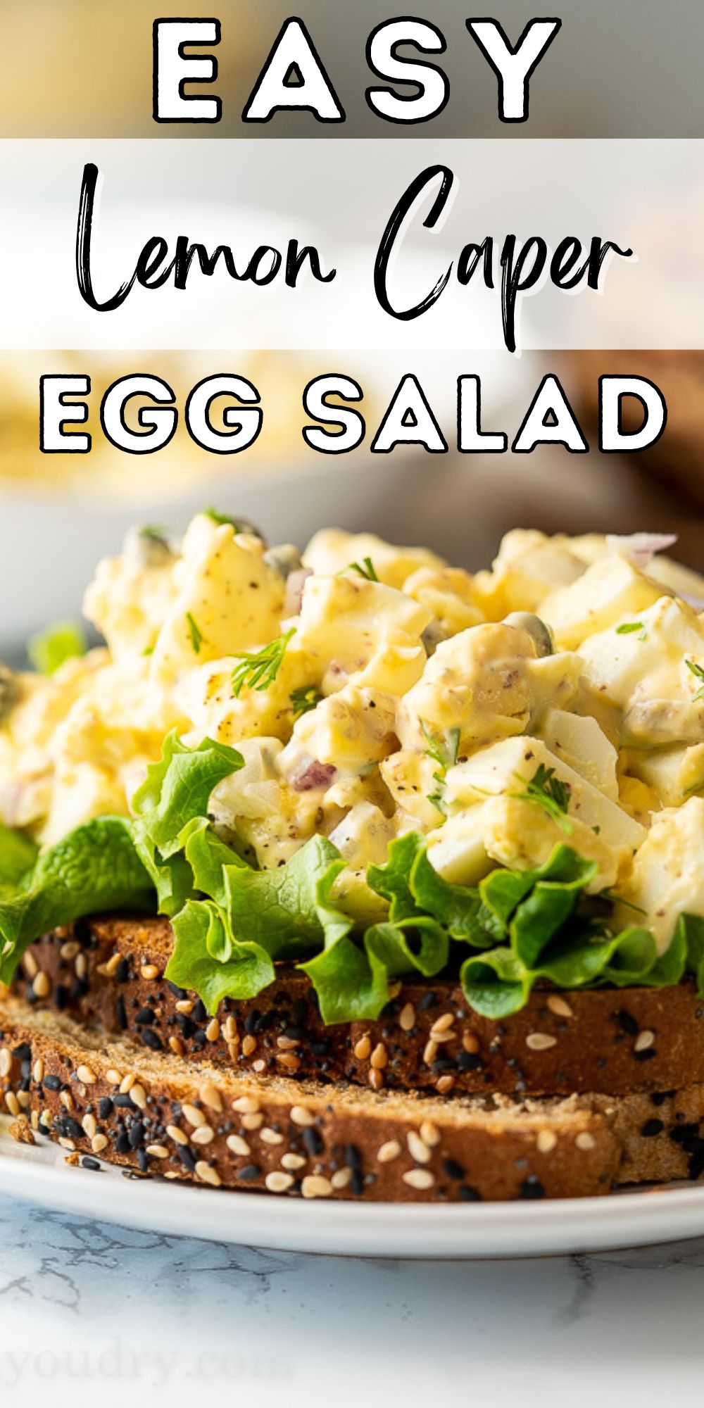 Lemon Caper Egg Salad Recipe I Wash You Dry