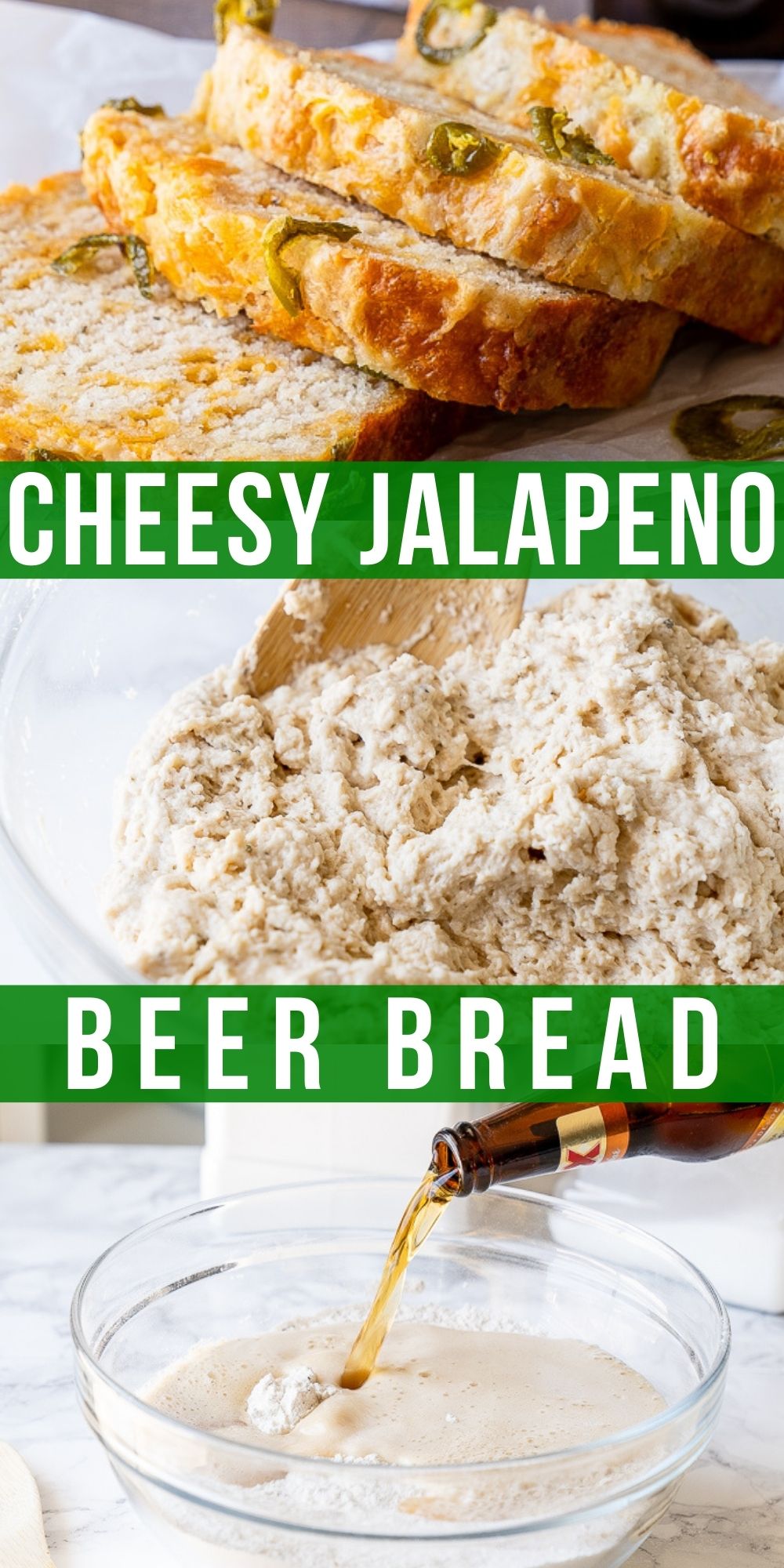 Cheesy Jalapeño Beer Bread Recipe I Wash You Dry
