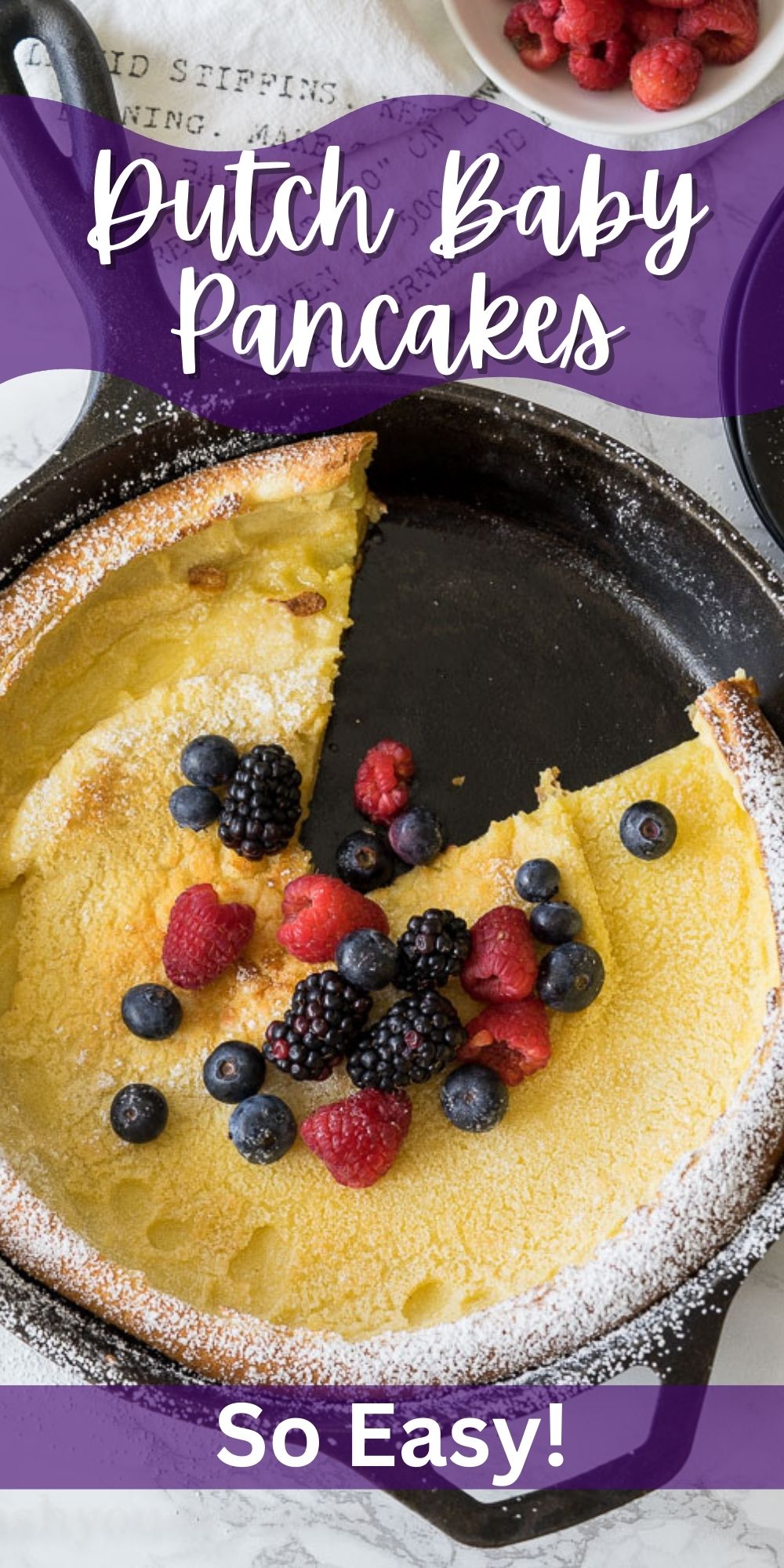 Super Easy Dutch Baby Pancake Recipe - I Wash You Dry