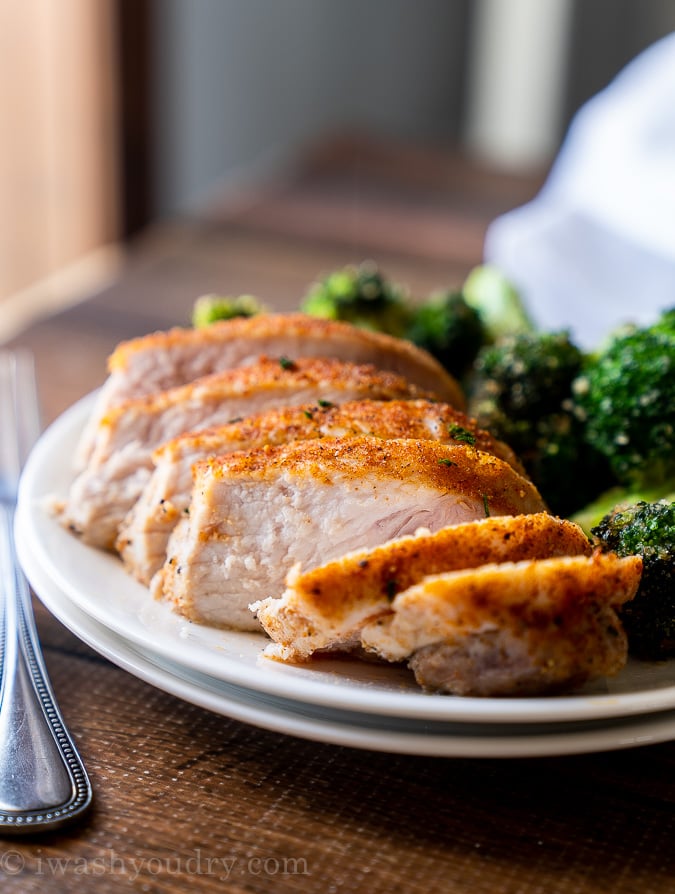 Delicious and EASY Baked Pork Chops take only a few minutes of prep and result in the juiciest pork chops you've ever made!