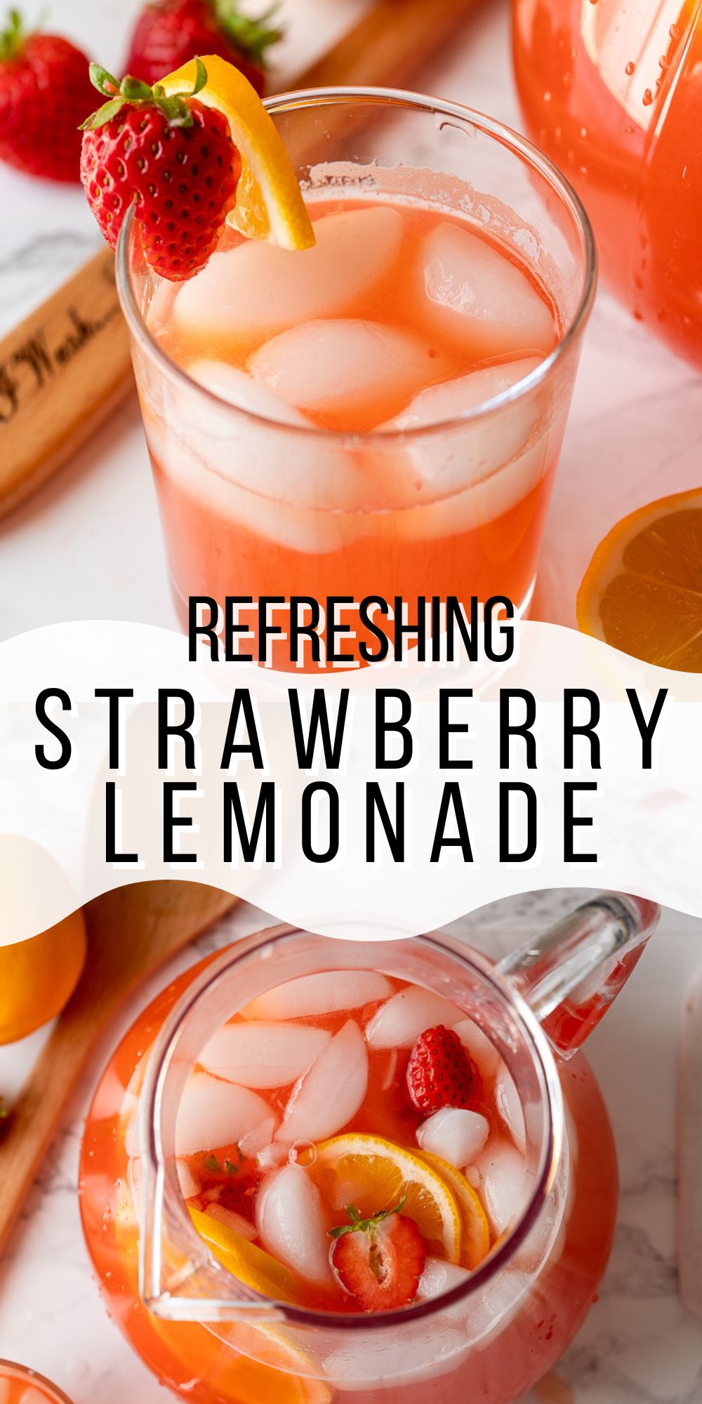 Refreshing Strawberry Lemonade Recipe - I Wash You Dry