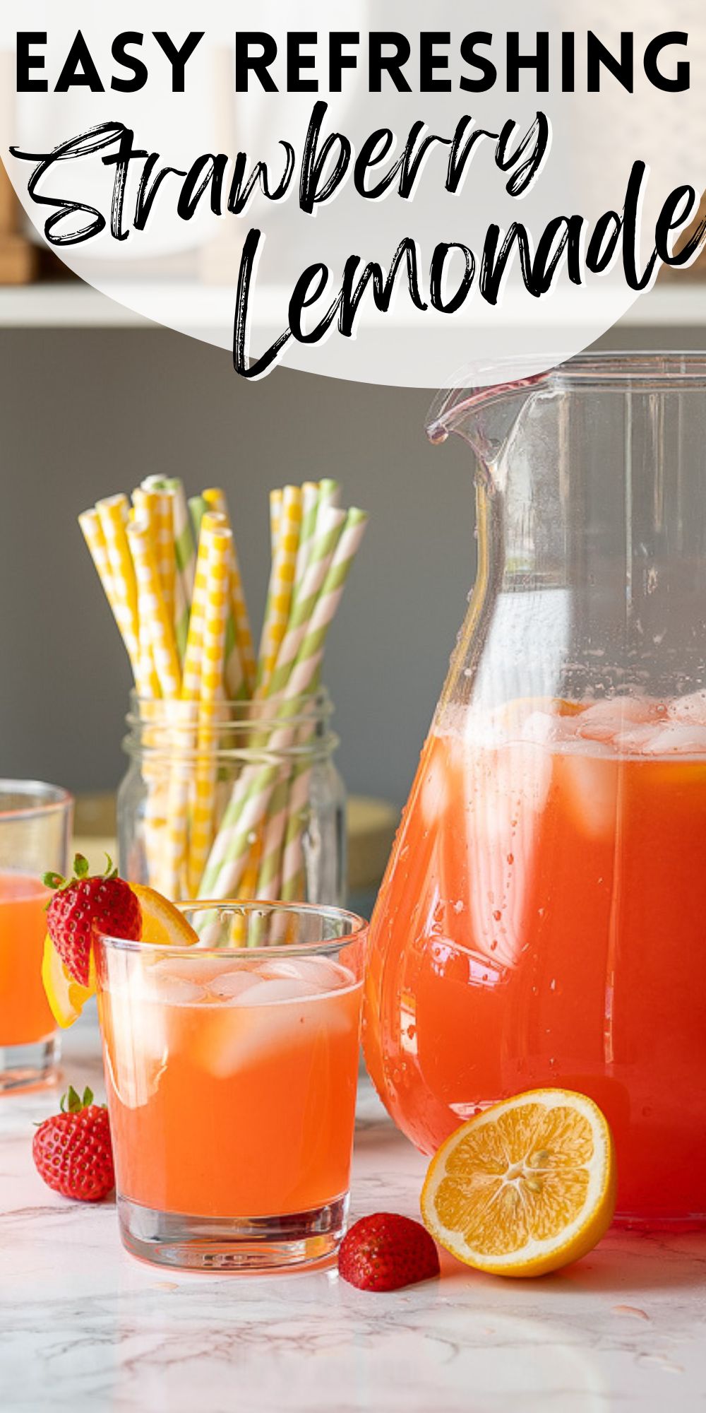 Refreshing Strawberry Lemonade Recipe - I Wash You Dry