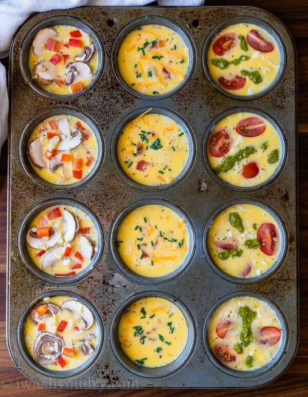 Frittata Egg Muffins 3 Ways - I Wash You Dry