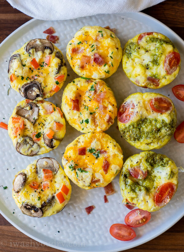 Frittata Egg Muffins 3 Ways - I Wash You Dry