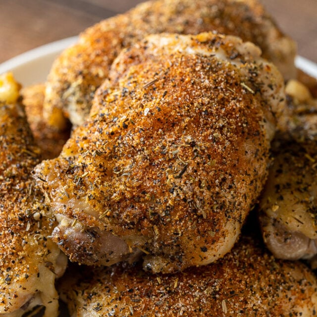 Oven Roasted Chicken Thighs I Wash You Dry