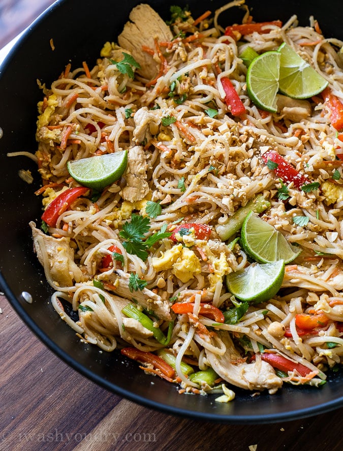 Easy Chicken Pad Thai