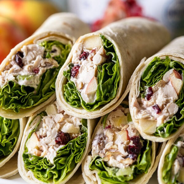 Chicken Apple Salad Wraps I Wash You Dry