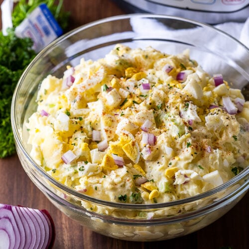 Creamy Red Potato Salad - I Wash You Dry