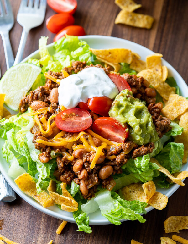 Quick Taco Salad Recipe - I Wash You Dry