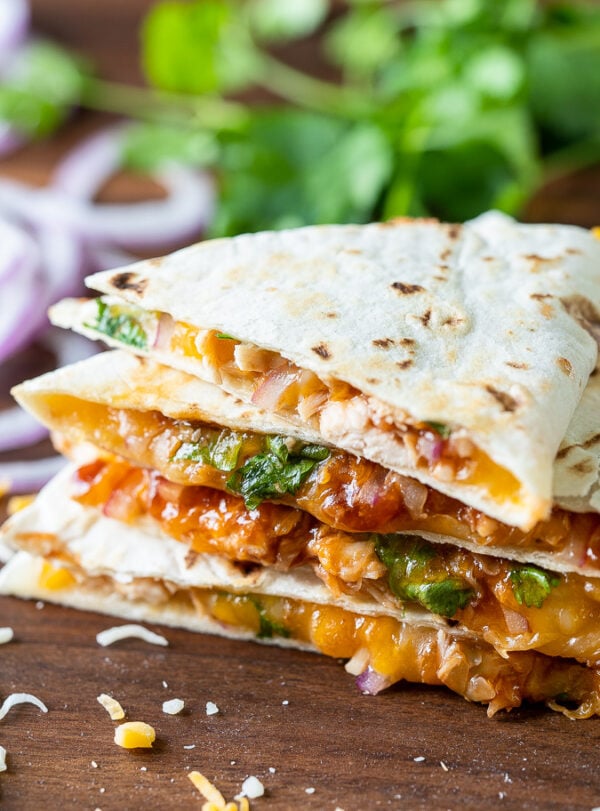 BBQ Chicken Quesadilla I Wash You Dry