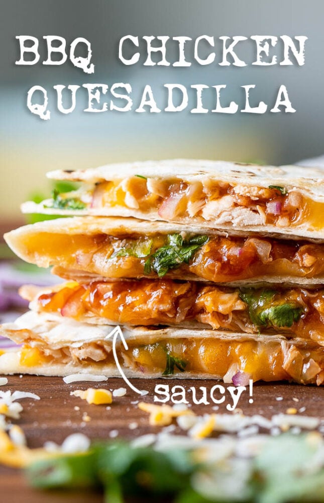 BBQ Chicken Quesadilla for lunch recipe