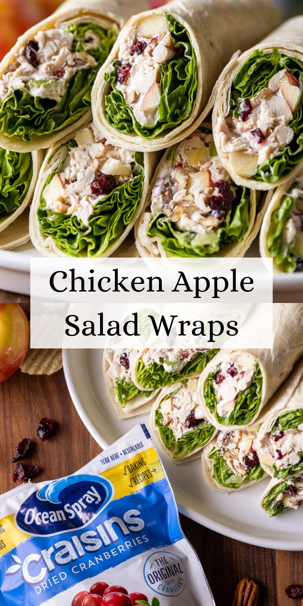 Chicken Apple Salad Wraps - I Wash You Dry