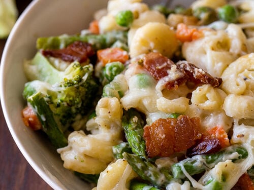 Veggie Baked Macaroni and Cheese - I Wash You Dry