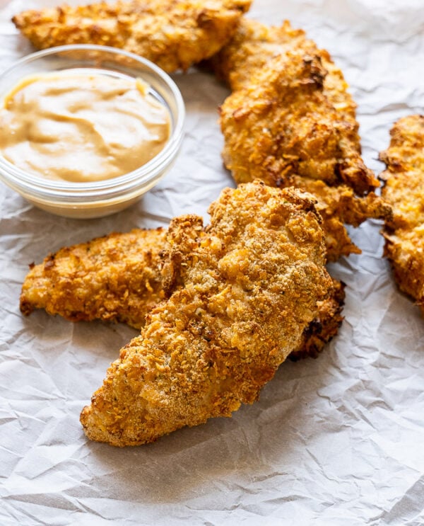 Air Fryer Crispy Chicken Tenders - I Wash You Dry