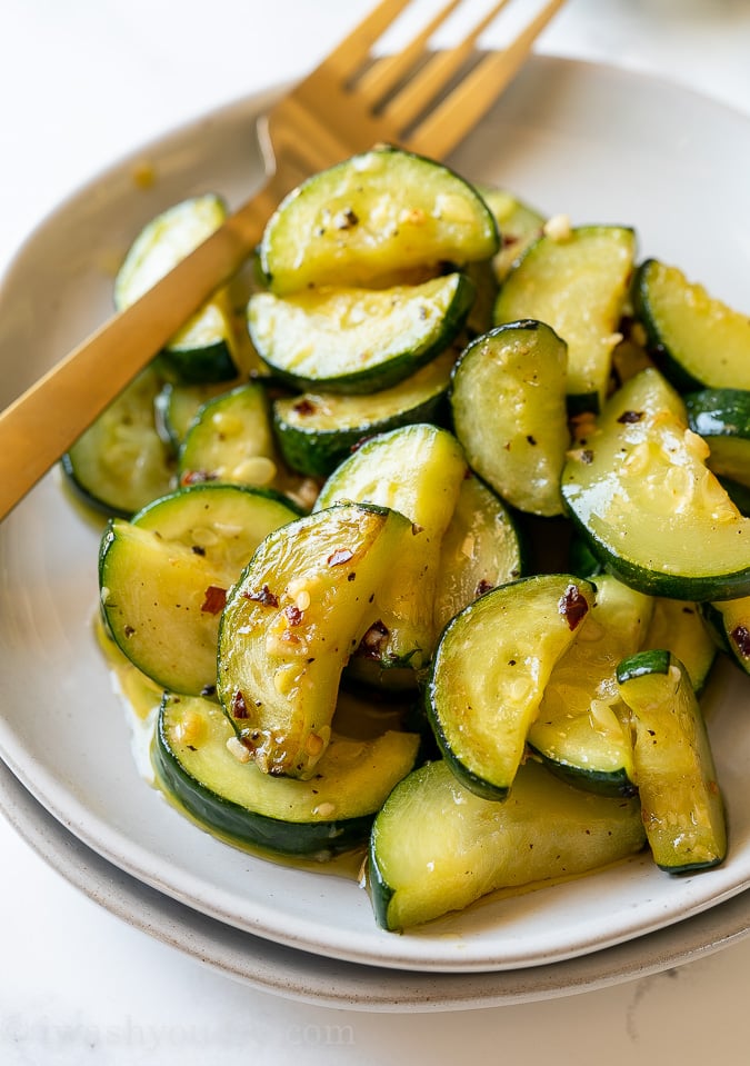 Stove top Zucchini Recipe with butter