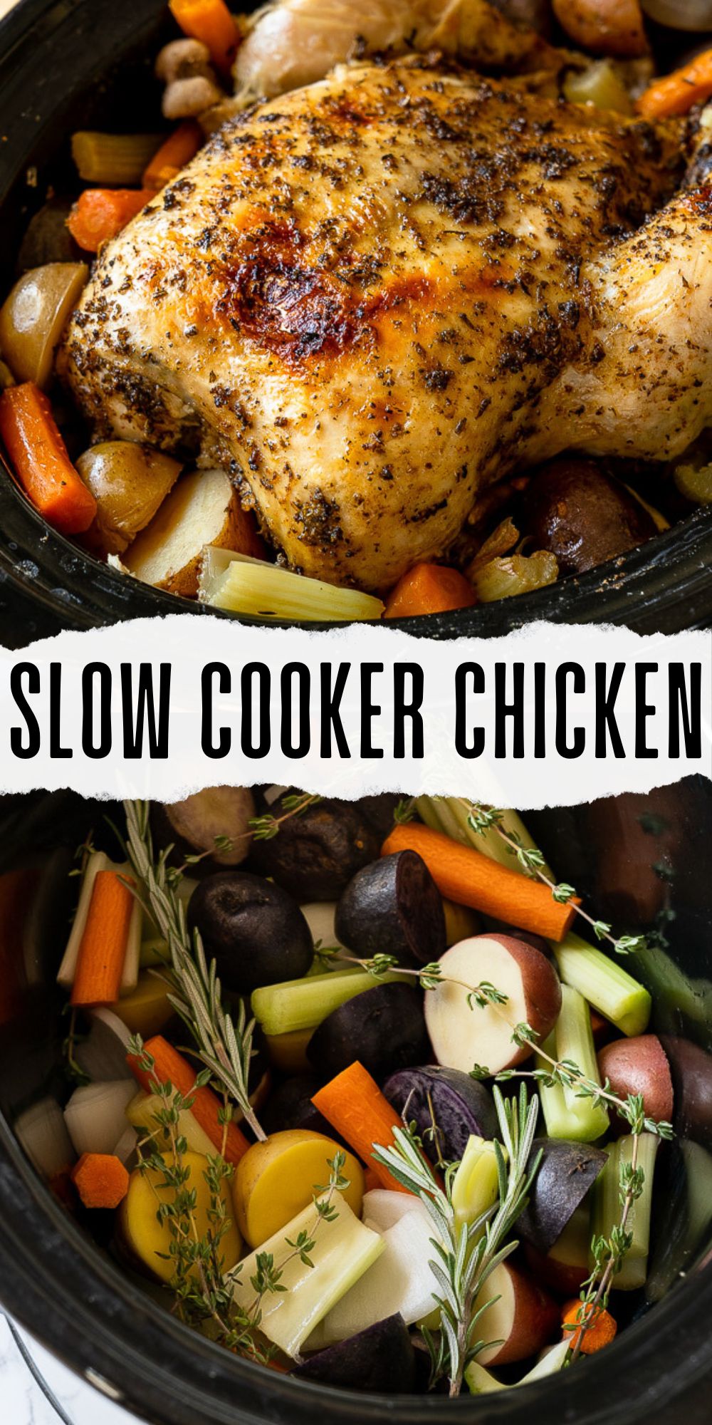 Slow Cooker Whole Chicken Recipe - I Wash You Dry