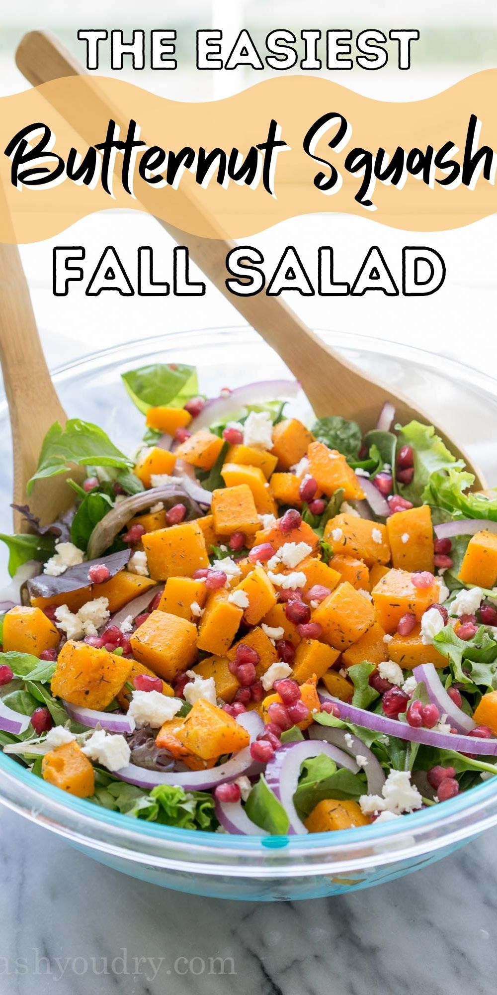 Butternut Squash Fall Salad - I Wash You Dry