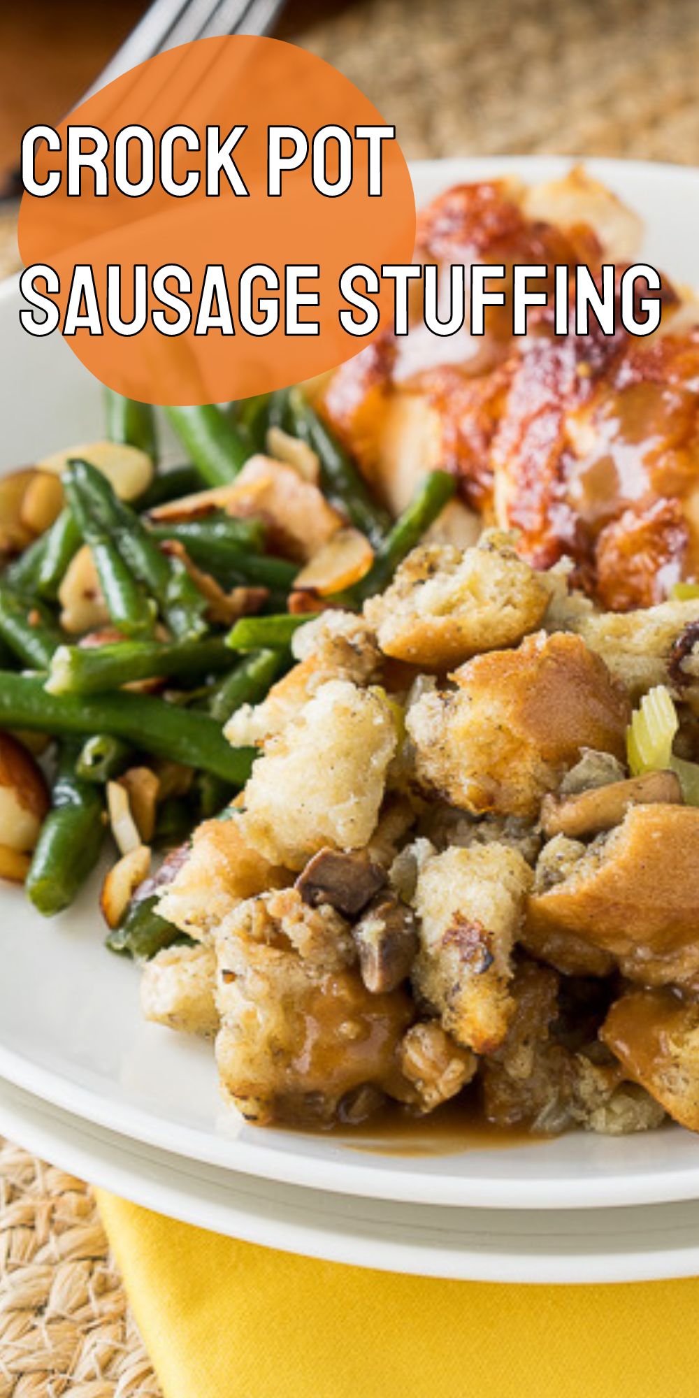 Super Easy Crock Pot Stuffing I Wash You Dry