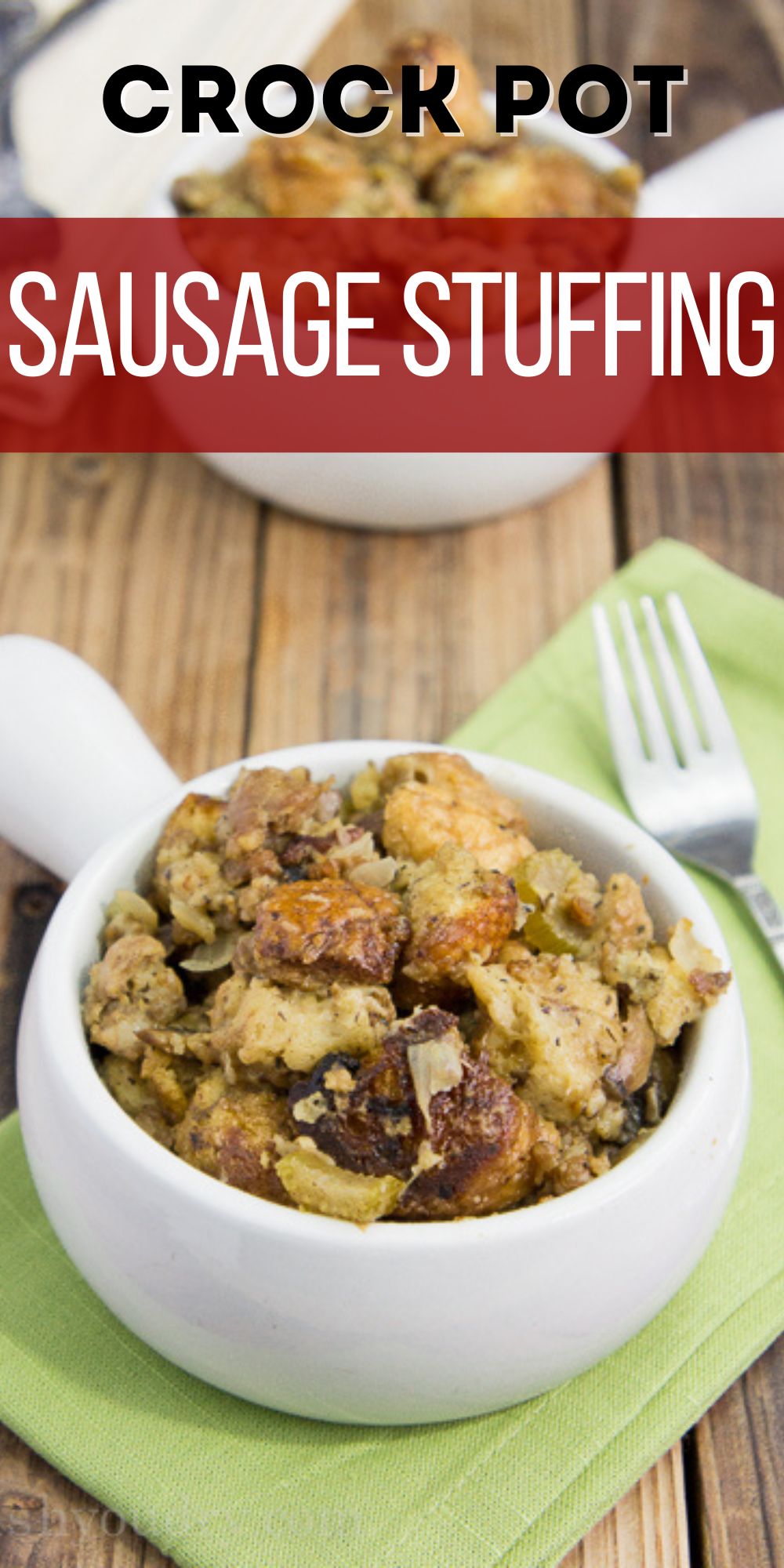 Super Easy Crock Pot Stuffing I Wash You Dry