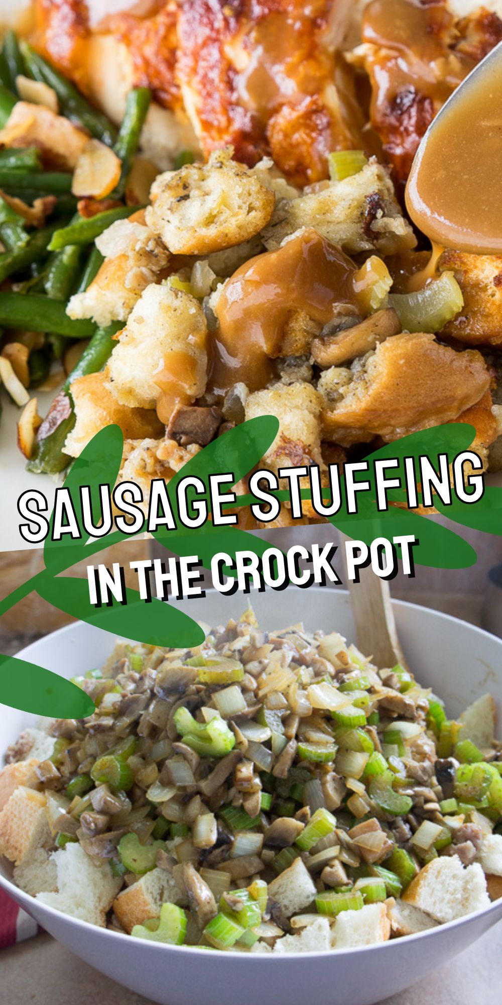Super Easy Crock Pot Stuffing I Wash You Dry