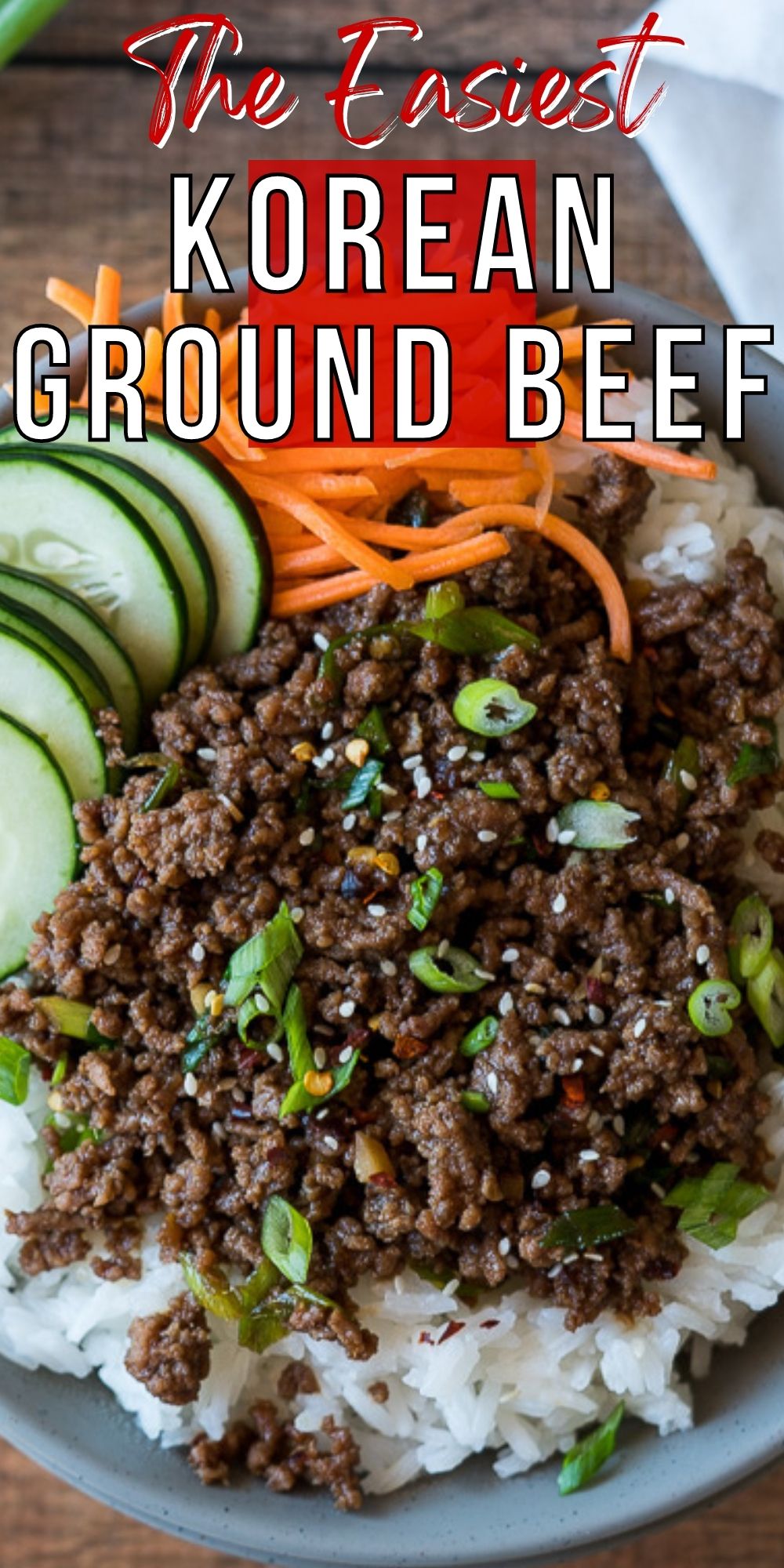Easy Korean Ground Beef Recipe I Wash You Dry