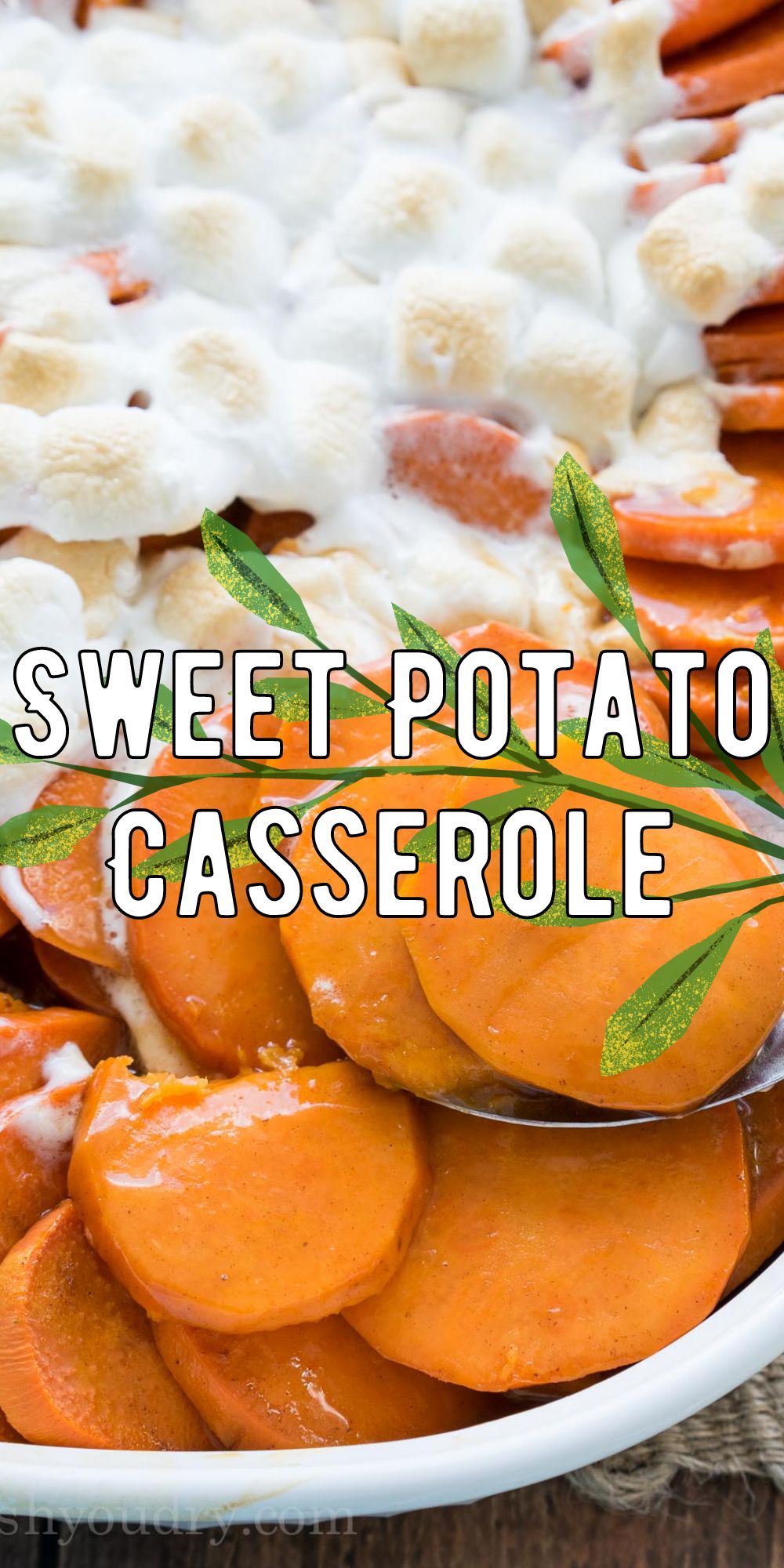 No Boil Candied Sweet Potato Casserole - I Wash You Dry