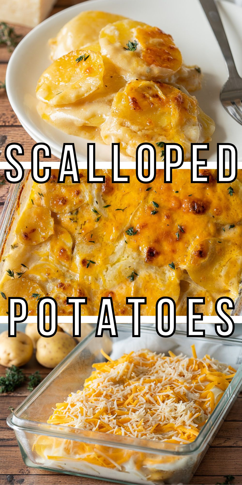 Cheesy Scalloped Potatoes Recipe - I Wash You Dry