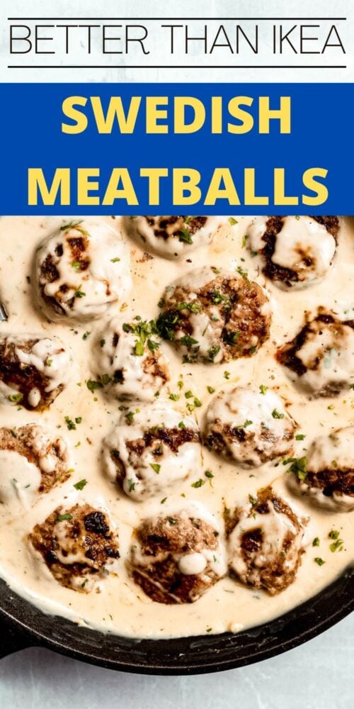 Easy Swedish Meatballs with Gravy (Köttbullar) - True North Kitchen