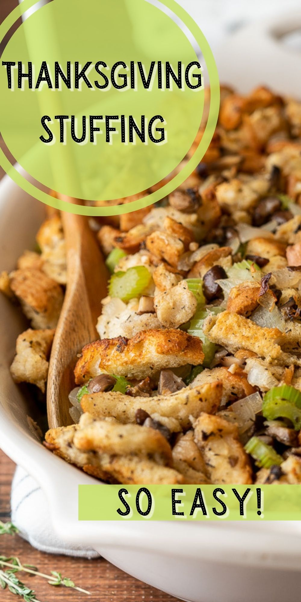 Easy Thanksgiving Stuffing Recipe - I Wash You Dry