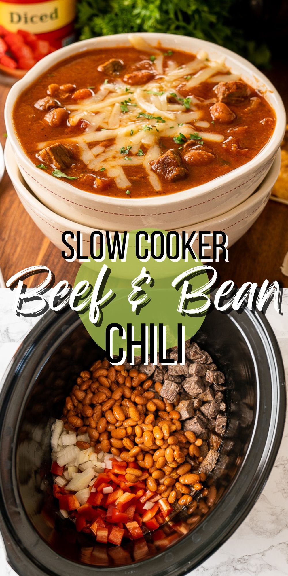 Slow Cooker Beef Chili Recipe - I Wash You Dry