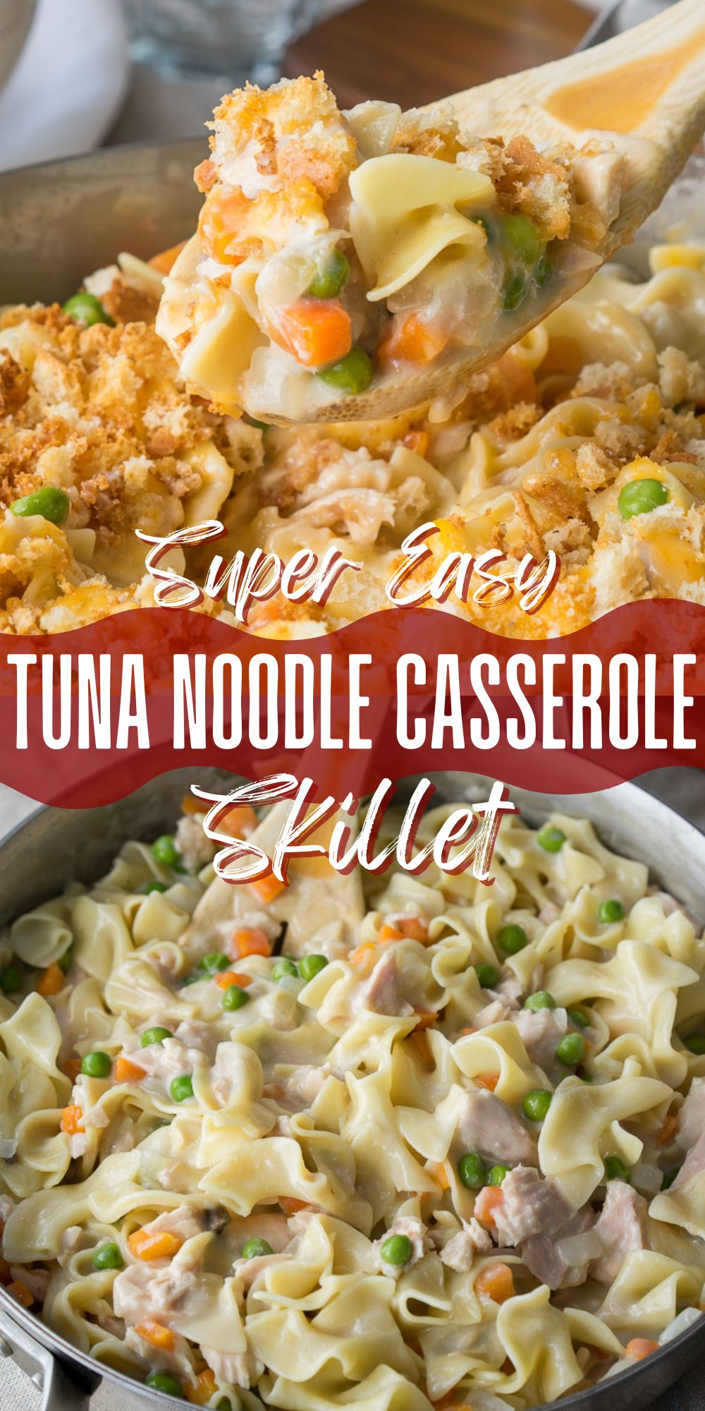 Tuna Noodle Skillet Casserole I Wash You Dry
