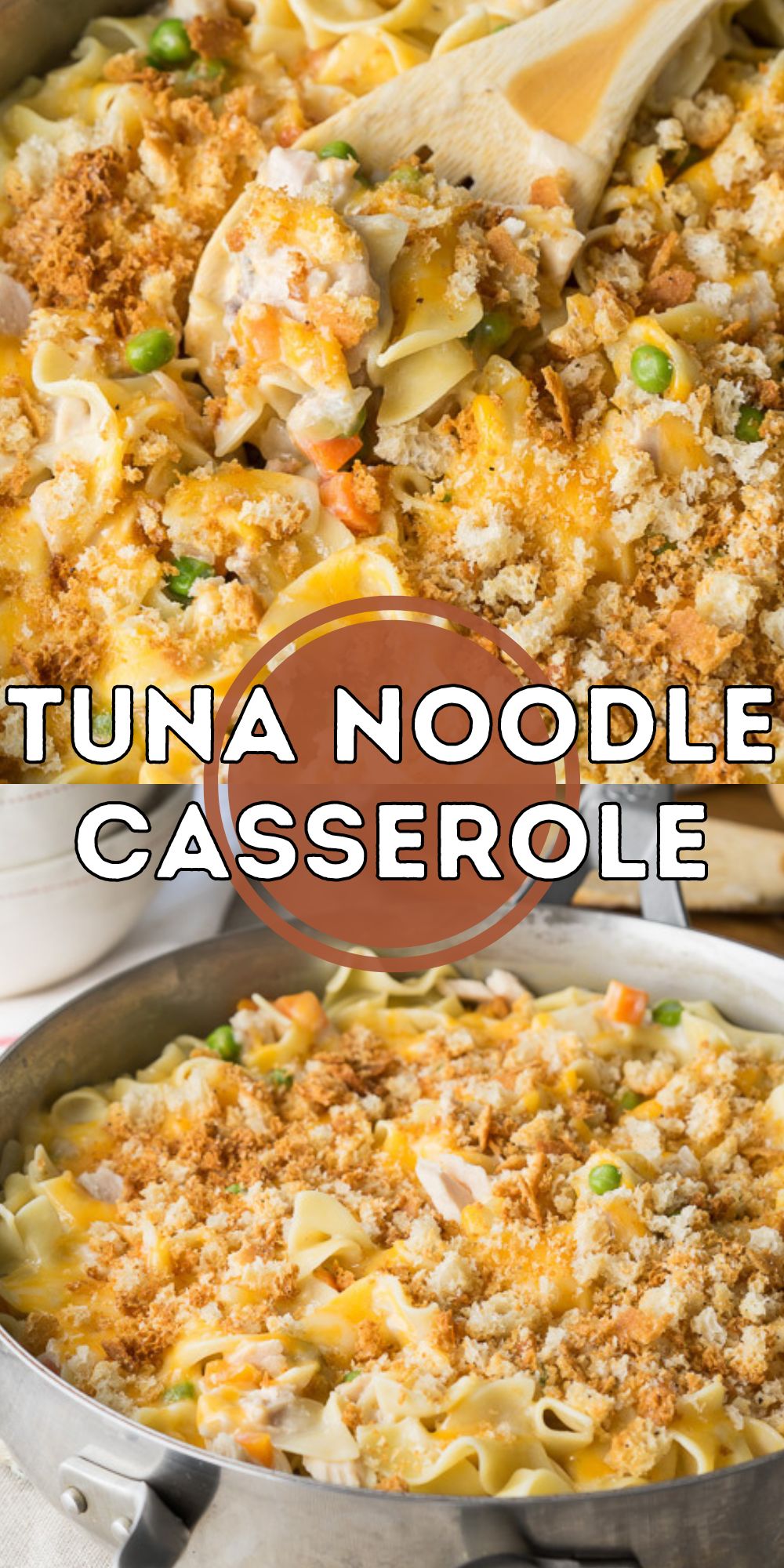 Tuna Noodle Skillet Casserole - I Wash You Dry